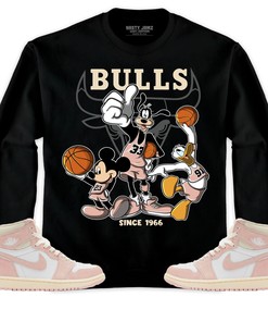 Jordan 1 OG Washed Pink Unisex Sweatshirt, Hoodie Shirts Disney Basketball, Shirt To Match Sneaker