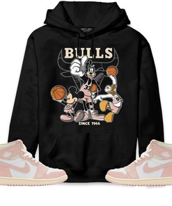Jordan 1 OG Washed Pink Unisex Sweatshirt, Hoodie Shirts Disney Basketball, Shirt To Match Sneaker