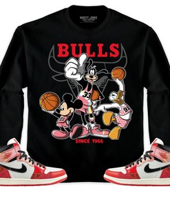 Jordan 1 Spiderman Across the Spider-Verse Unisex Sweatshirt, Hoodie Shirts Disney Basketball, Shirt To Match Sneaker