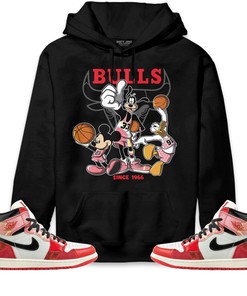 Jordan 1 Spiderman Across the Spider-Verse Unisex Sweatshirt, Hoodie Shirts Disney Basketball, Shirt To Match Sneaker
