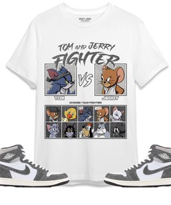 Jordan 1 Washed Heritage Unisex Shirt, Hoodie, Sweatshirt Cat And Mouse Fighter, Shirt To Match Sneaker