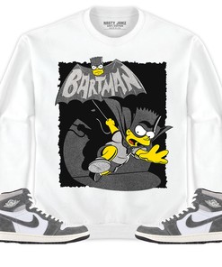 Jordan 1 Washed Heritage Unisex Sweatshirt, Hoodie Shirts Bartman Simpson, Shirt To Match Sneaker