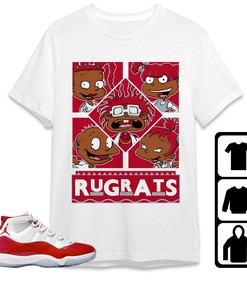 Jordan 11 Cherry Unisex Shirt 90s TV Style, Shirt To Match Sneaker