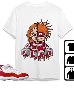 Jordan 11 Cherry Unisex Shirt Chucky, Shirt To Match Sneaker