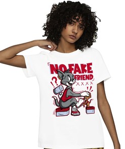 Jordan 11 Cherry Unisex Shirt Fake Friend Cat And Mouse, Shirt To Match Sneaker