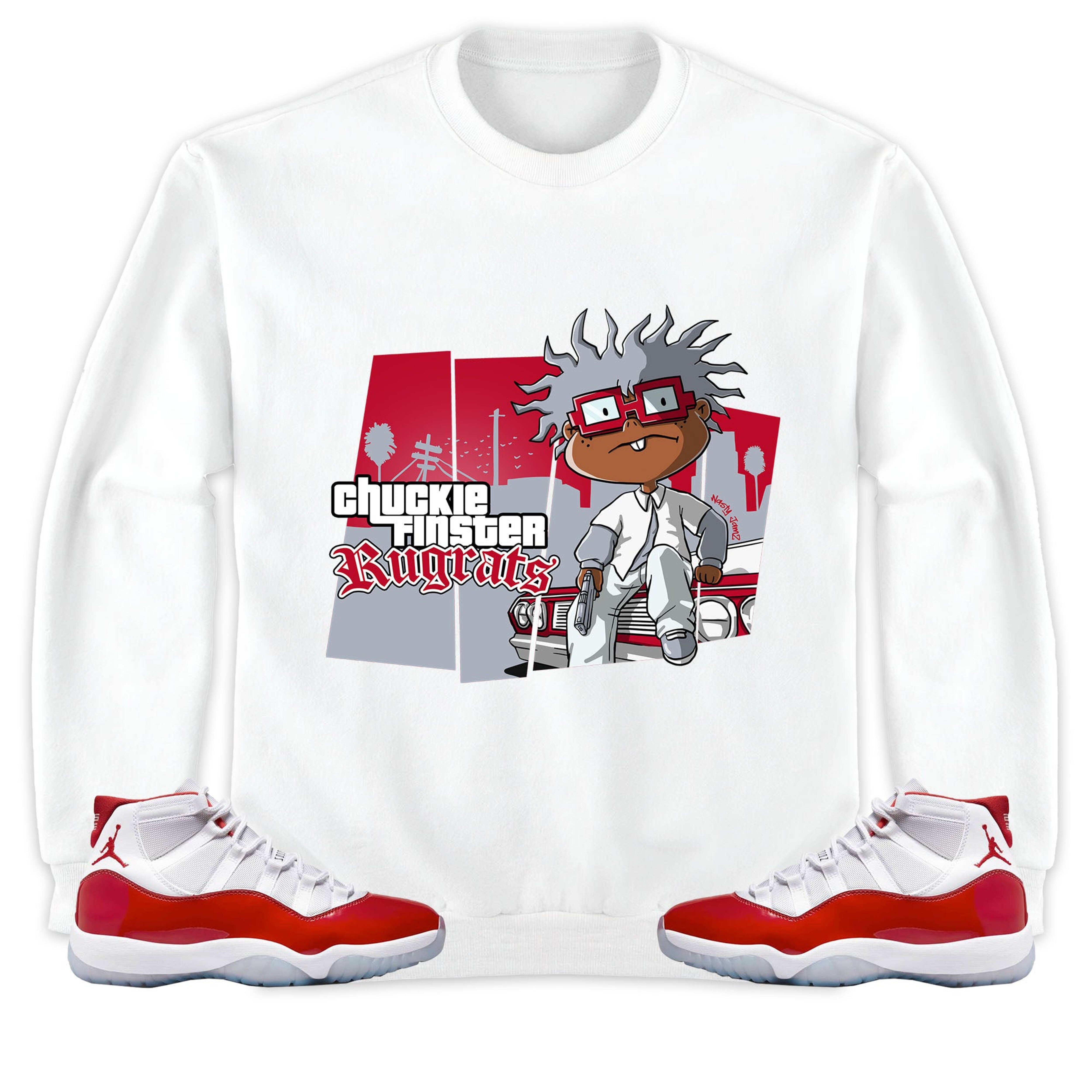 Jordan 11 Cherry Unisex Shirt GTA, Shirt To Match Sneaker