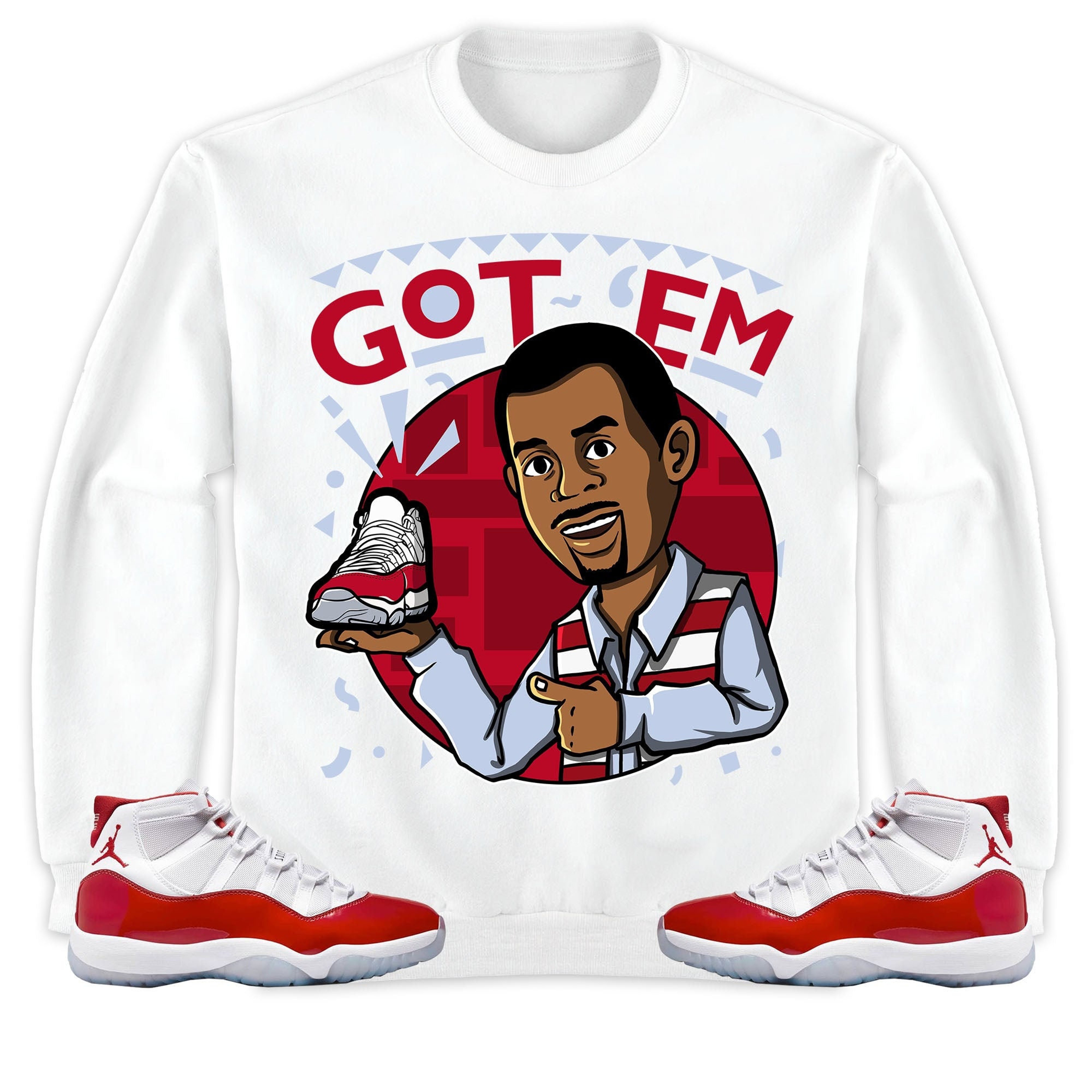 Jordan 11 Cherry Unisex Shirt Got Em Martin, Shirt To Match Sneaker