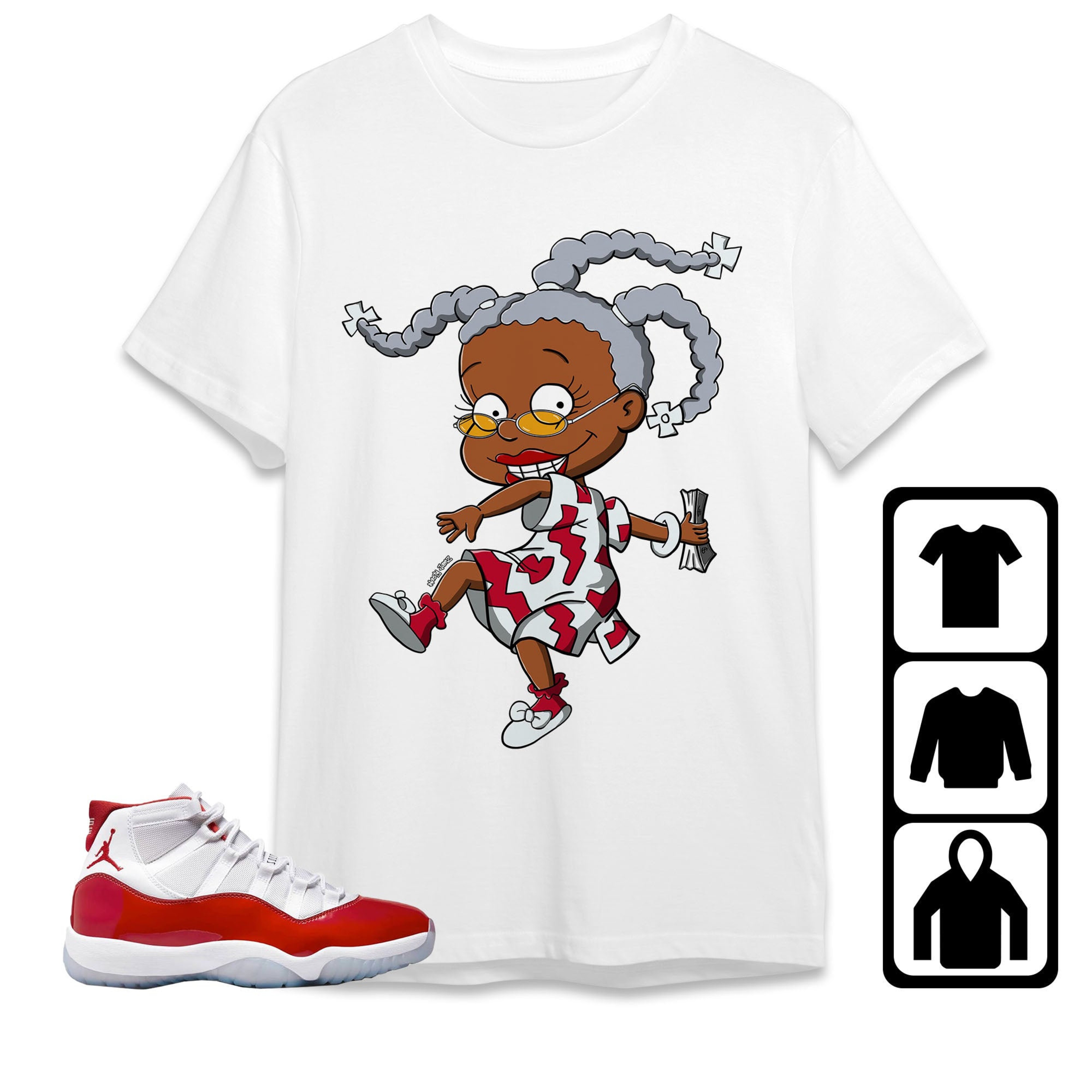 Jordan 11 Cherry Unisex Shirt Melanin, Shirt To Match Sneaker