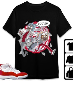 Jordan 11 Cherry Unisex Shirt Rick Got Em, Shirt To Match Sneaker