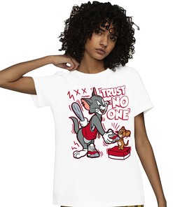 Jordan 11 Cherry Unisex Shirt Trust No One Cat And Mouse, Shirt To Match Sneaker
