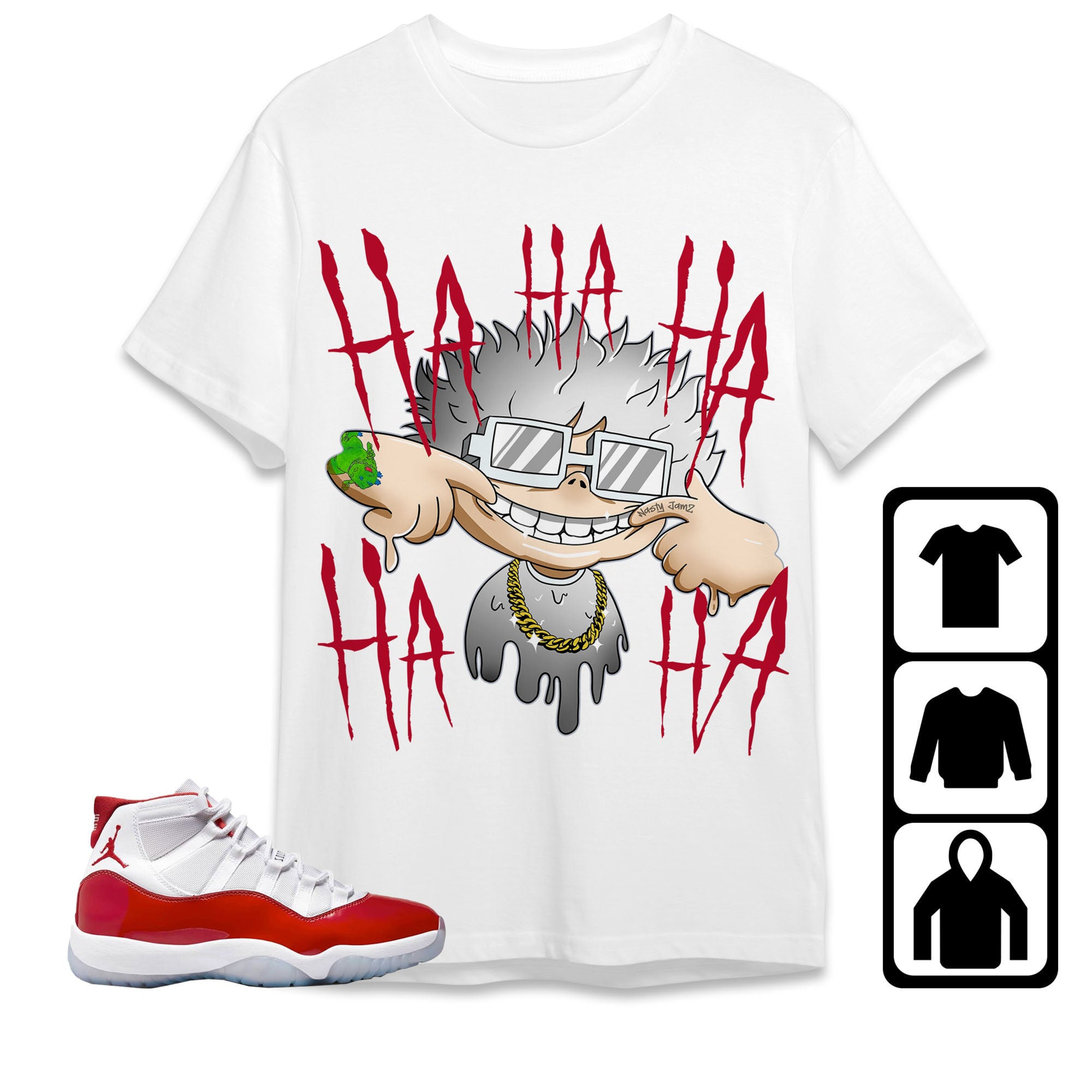 Jordan 11 Cherry Unisex Shirt We Are All Clown, Shirt To Match Sneaker