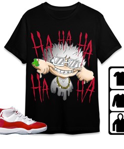 Jordan 11 Cherry Unisex Shirt We Are All Clown, Shirt To Match Sneaker