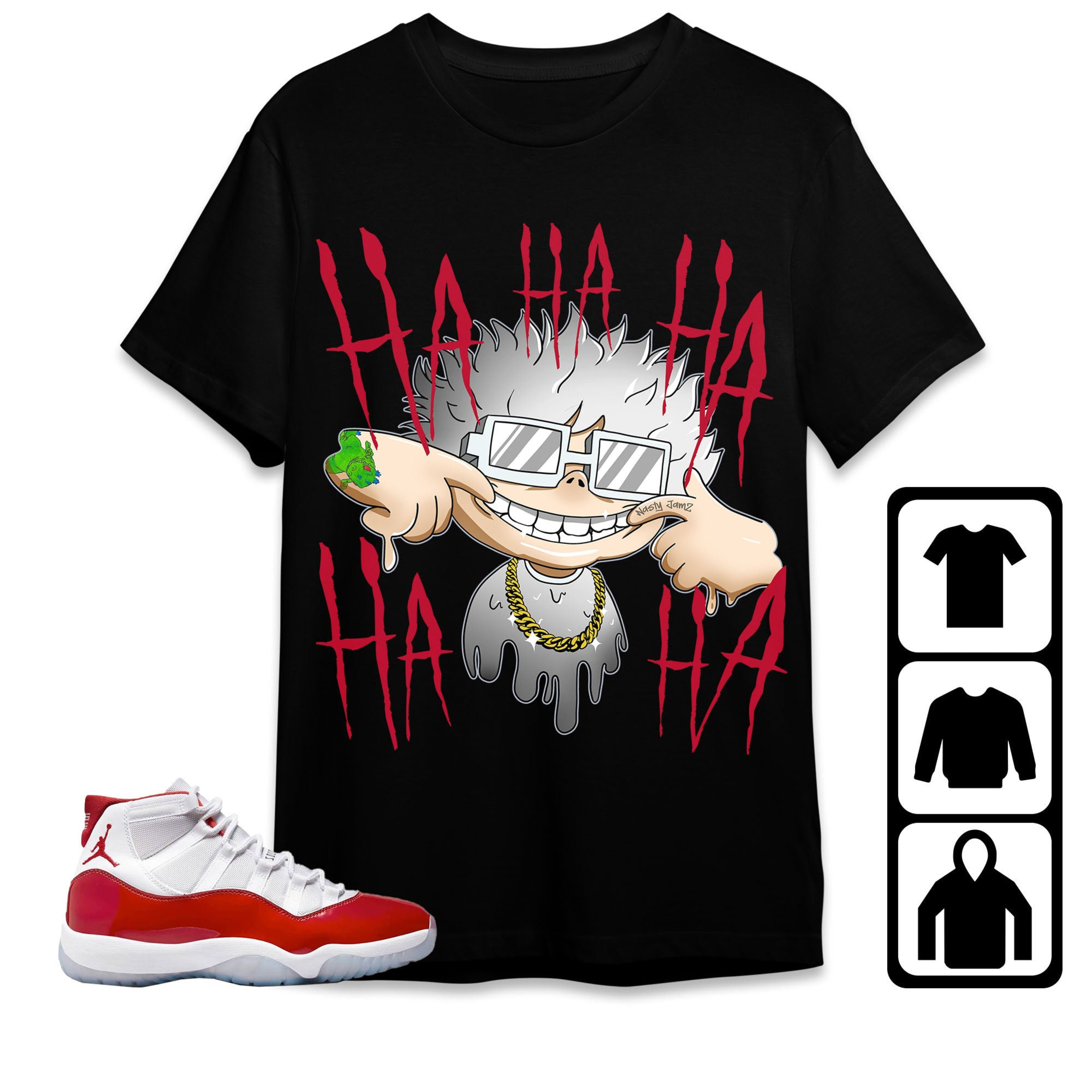 Jordan 11 Cherry Unisex Shirt We Are All Clown, Shirt To Match Sneaker