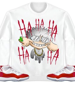 Jordan 11 Cherry Unisex Shirt We Are All Clown, Shirt To Match Sneaker