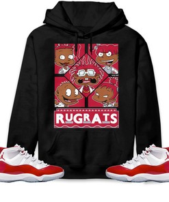Jordan 11 Cherry Unisex Sweatshirt, Hoodie 90s TV Style, Shirt To Match Sneaker