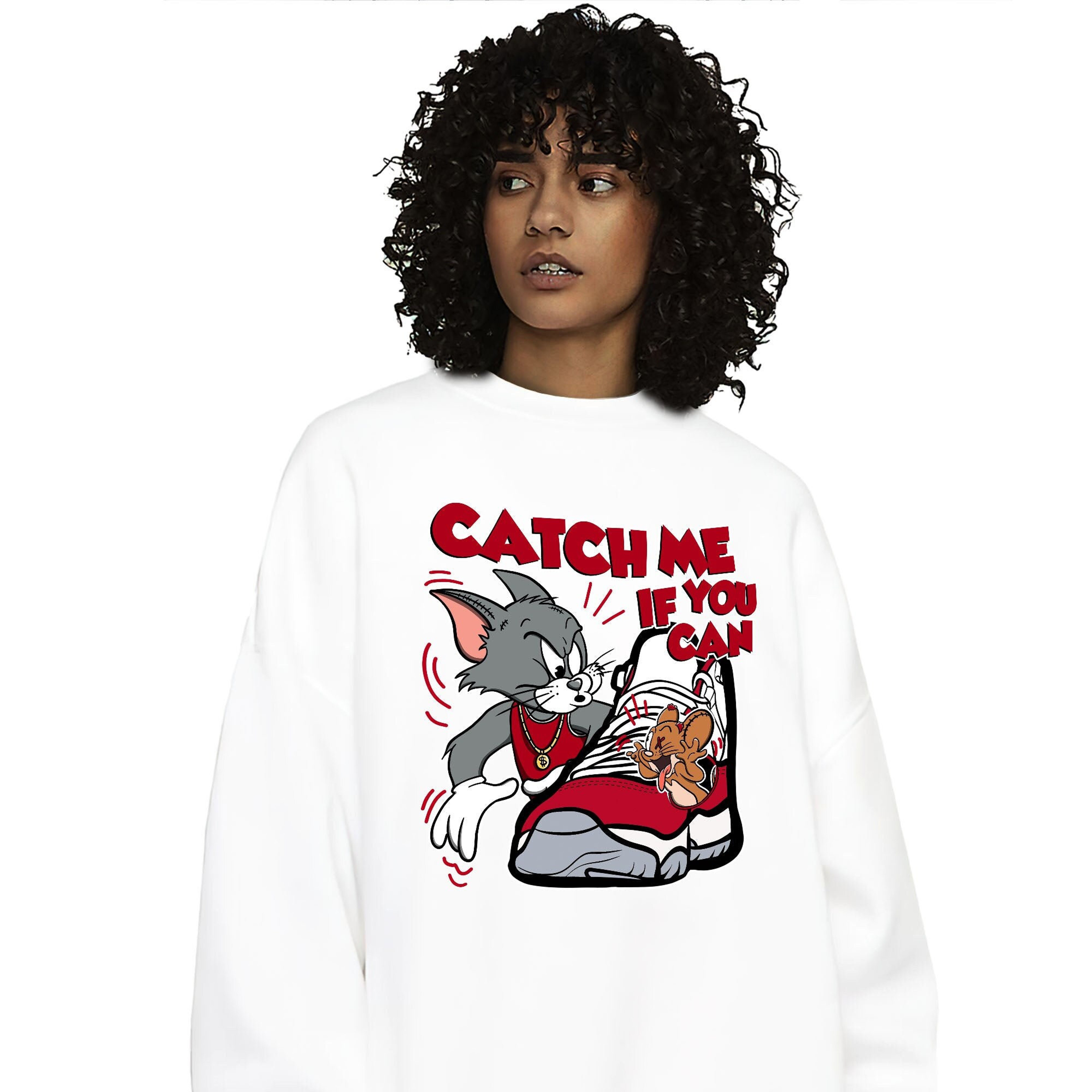 Jordan 11 Cherry Unisex Sweatshirt, Hoodie, Catch Me If You Can, Shirt To Match Sneaker