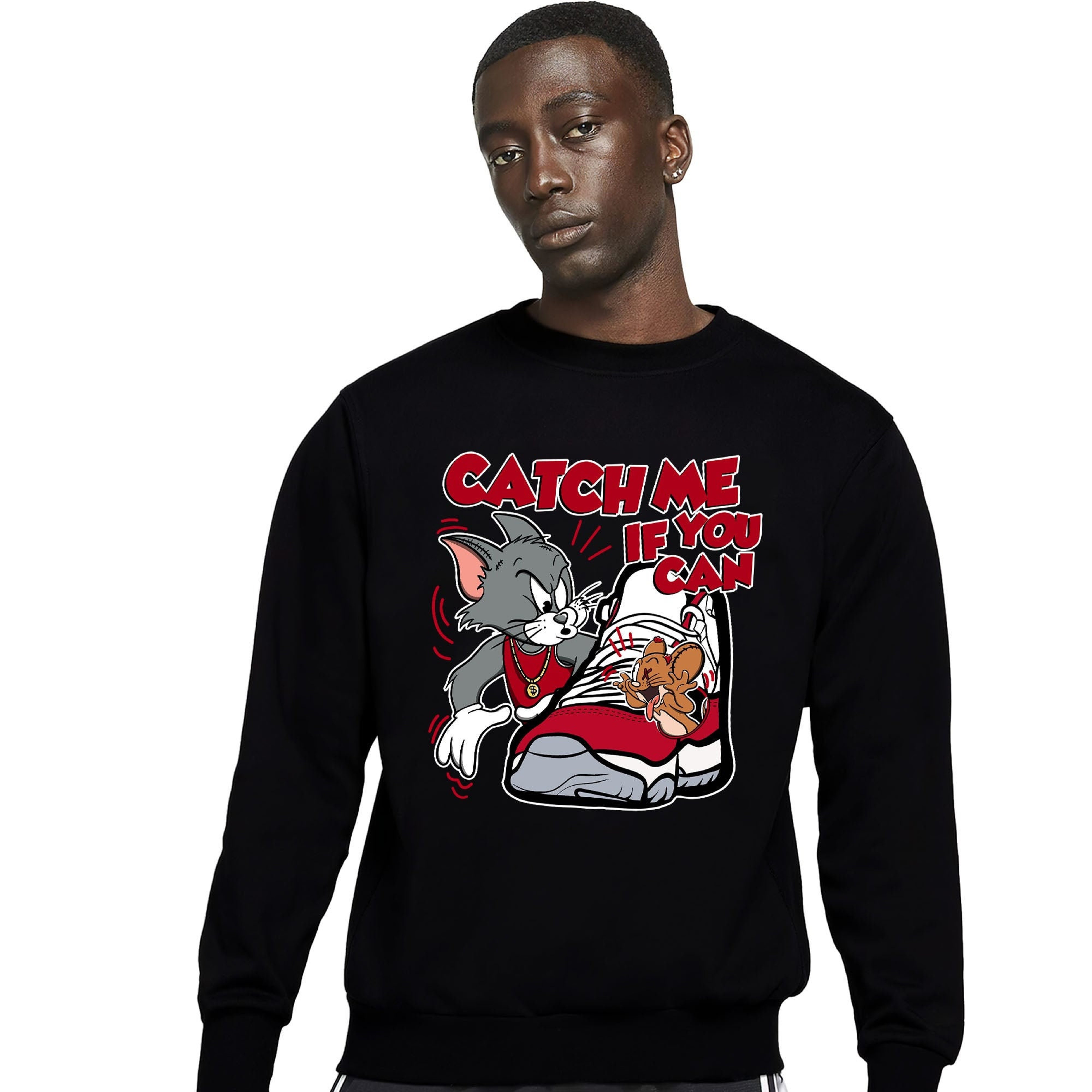 Jordan 11 Cherry Unisex Sweatshirt, Hoodie, Catch Me If You Can, Shirt To Match Sneaker