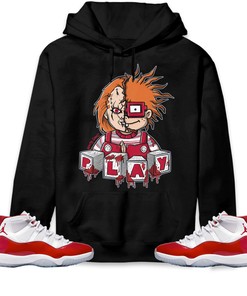 Jordan 11 Cherry Unisex Sweatshirt, Hoodie Chucky, Shirt To Match Sneaker