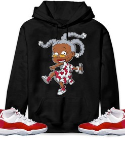 Jordan 11 Cherry Unisex Sweatshirt, Hoodie Melanin, Shirt To Match Sneaker