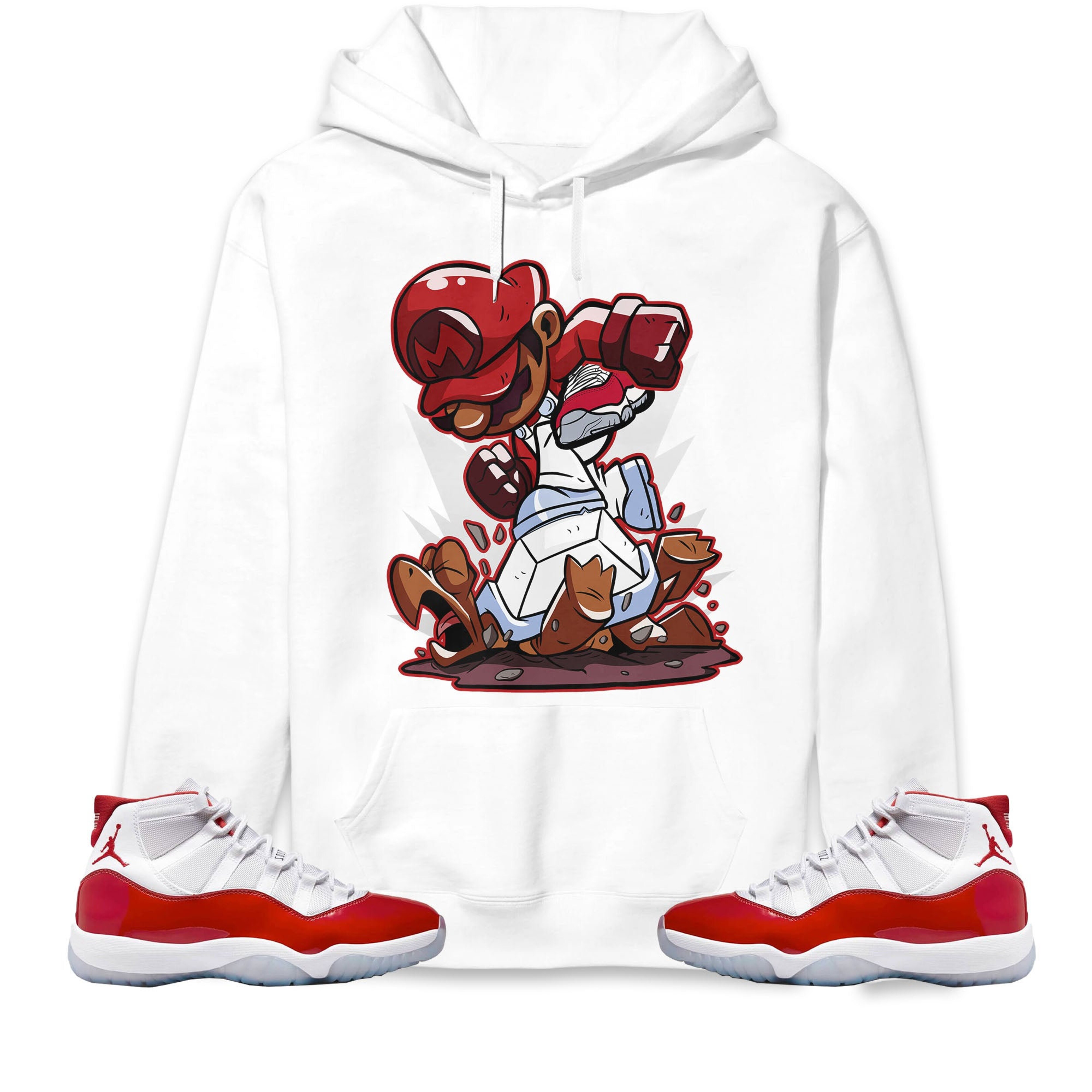 Jordan 11 Cherry Unisex Sweatshirt, Hoodie Super MRO Got Em, Shirt To Match Sneaker