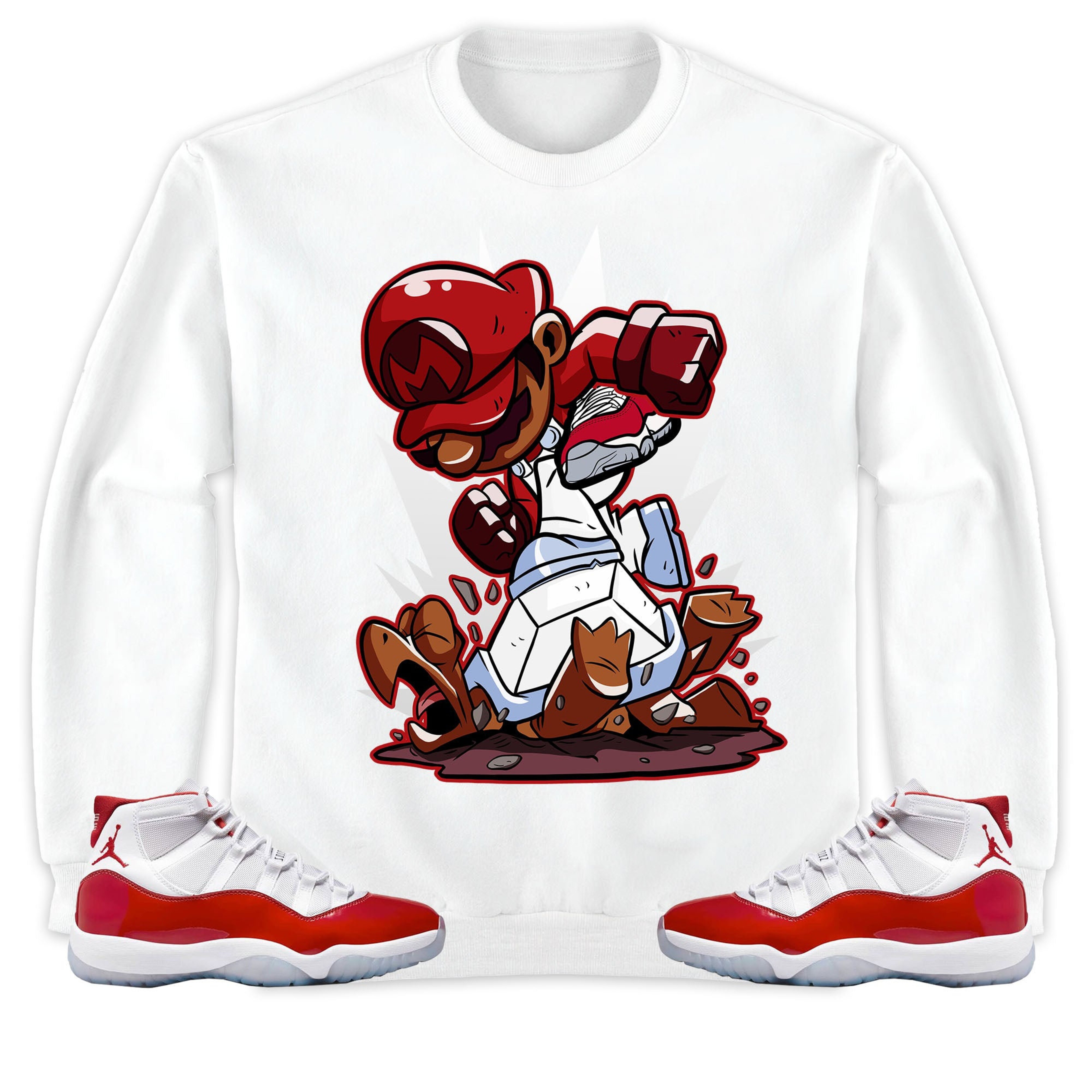 Jordan 11 Cherry Unisex Sweatshirt, Hoodie Super MRO Got Em, Shirt To Match Sneaker