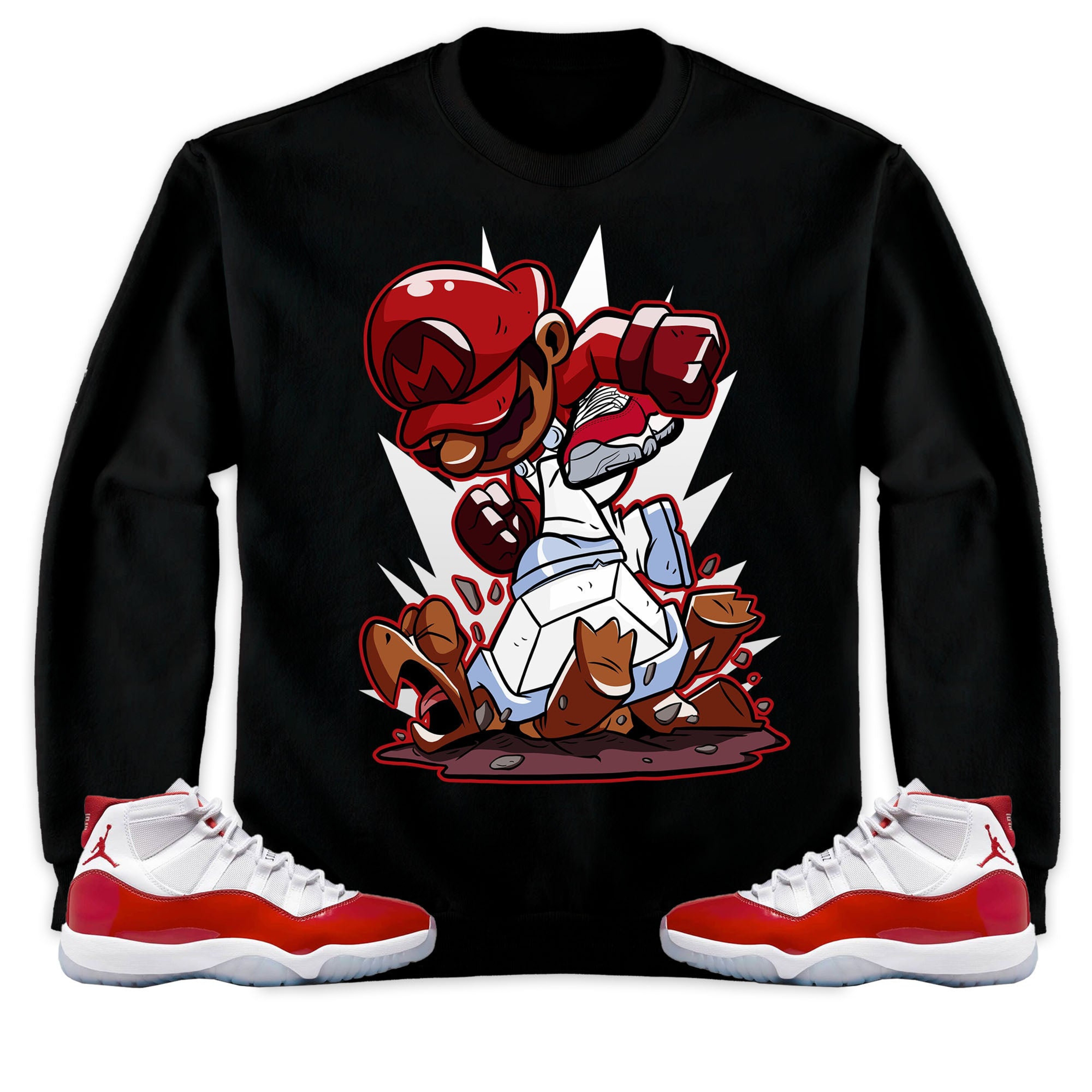 Jordan 11 Cherry Unisex Sweatshirt, Hoodie Super MRO Got Em, Shirt To Match Sneaker