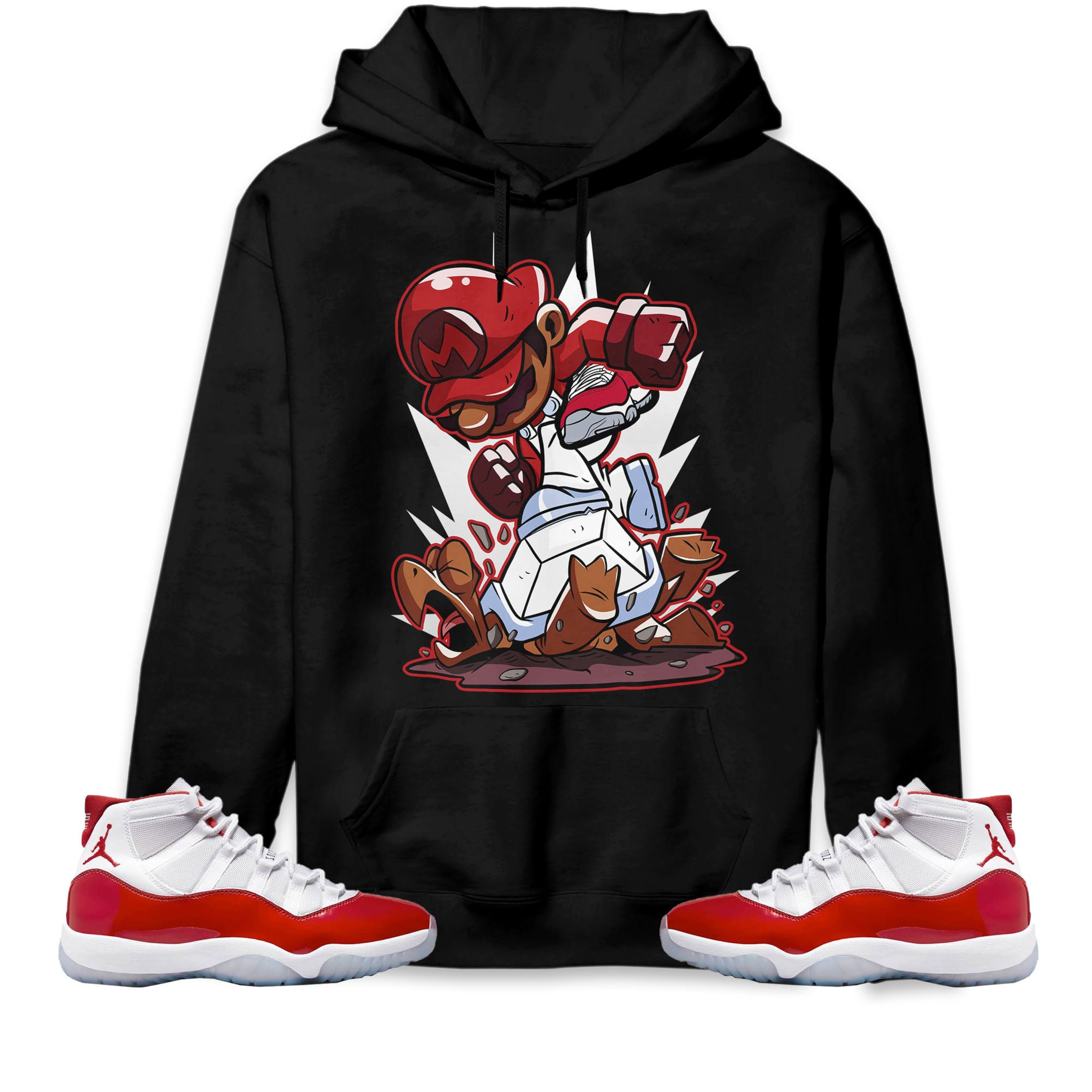 Jordan 11 Cherry Unisex Sweatshirt, Hoodie Super MRO Got Em, Shirt To Match Sneaker