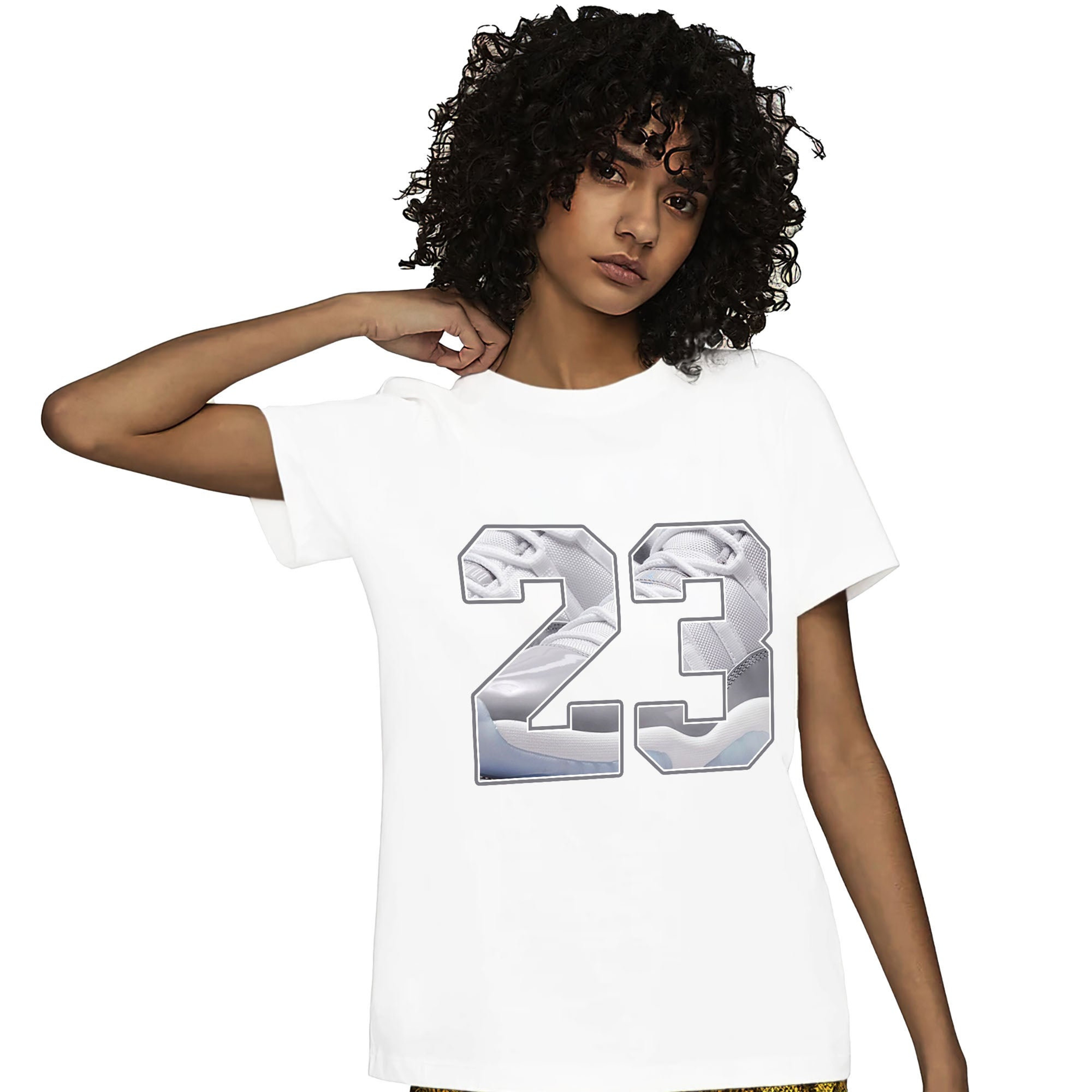 Jordan 11 Low Cement Grey Unisex Shirt Number 23 CM11, Shirt To Match Sneaker