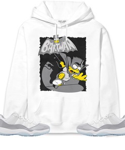Jordan 11 Low Cement Grey Unisex Sweatshirt, Hoodie Shirts Bartman Simpson, Shirt To Match Sneaker