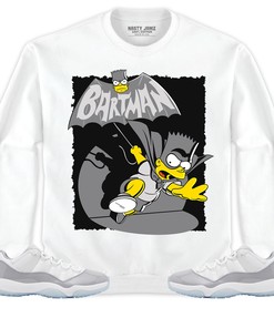 Jordan 11 Low Cement Grey Unisex Sweatshirt, Hoodie Shirts Bartman Simpson, Shirt To Match Sneaker