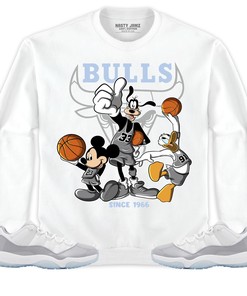 Jordan 11 Low Cement Grey Unisex Sweatshirt, Hoodie Shirts Disney Basketball, Shirt To Match Sneaker
