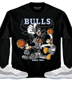 Jordan 11 Low Cement Grey Unisex Sweatshirt, Hoodie Shirts Disney Basketball, Shirt To Match Sneaker