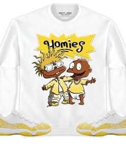 Jordan 11 Low Yellow Snakeskin Unisex Shirt Homies, Shirt To Match Sneaker