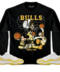 Jordan 11 Low Yellow Snakeskin Unisex Sweatshirt, Hoodie Shirts Disney Basketball, Shirt To Match Sneaker