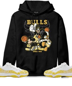 Jordan 11 Low Yellow Snakeskin Unisex Sweatshirt, Hoodie Shirts Disney Basketball, Shirt To Match Sneaker