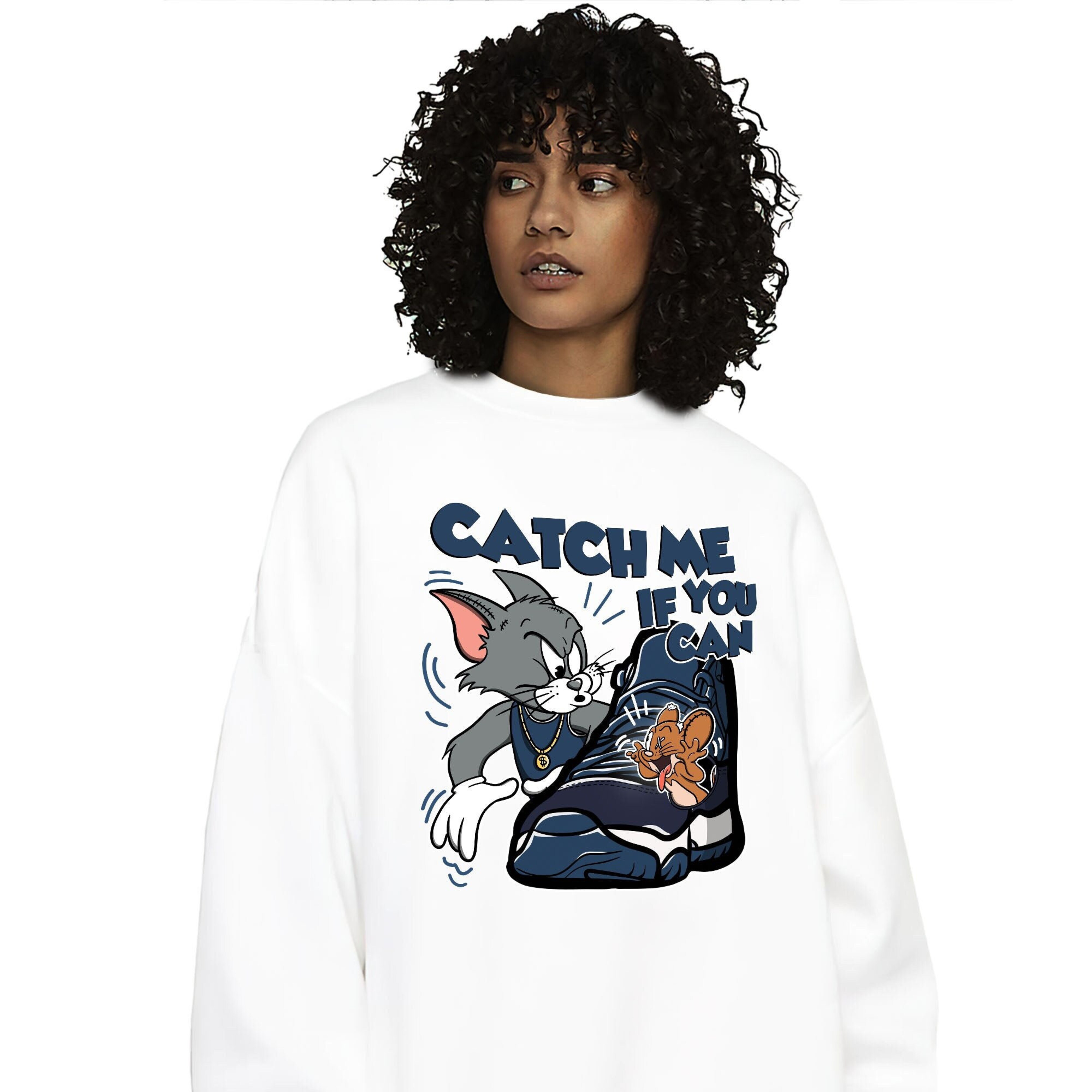 Jordan 11 Midnight Navy Unisex Sweatshirt, Hoodie, Catch Me If You Can, Shirt To Match Sneaker