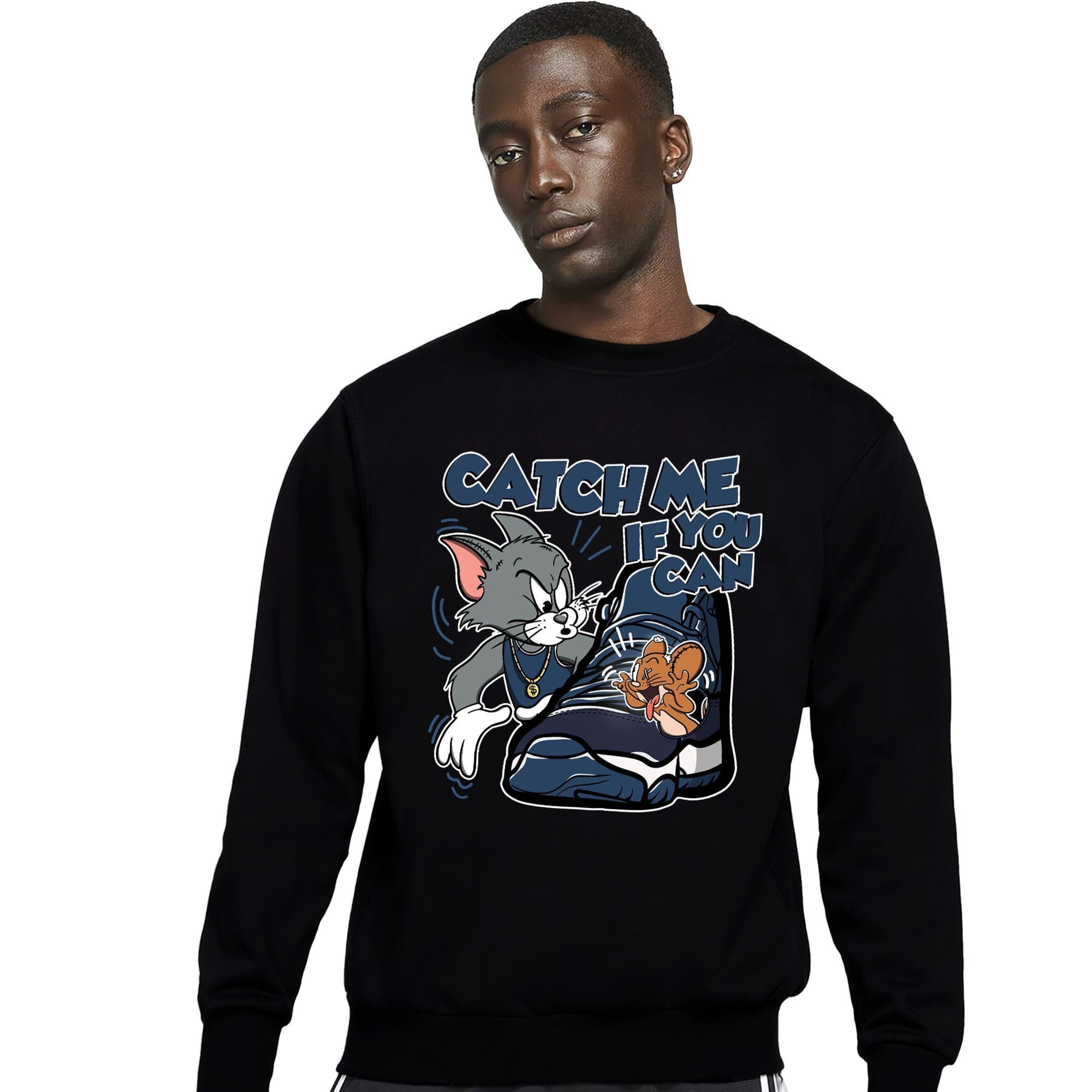 Jordan 11 Midnight Navy Unisex Sweatshirt, Hoodie, Catch Me If You Can, Shirt To Match Sneaker