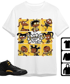Jordan 12 Black Taxi Unisex Shirt 90s Cartoon, Shirt To Match Sneaker