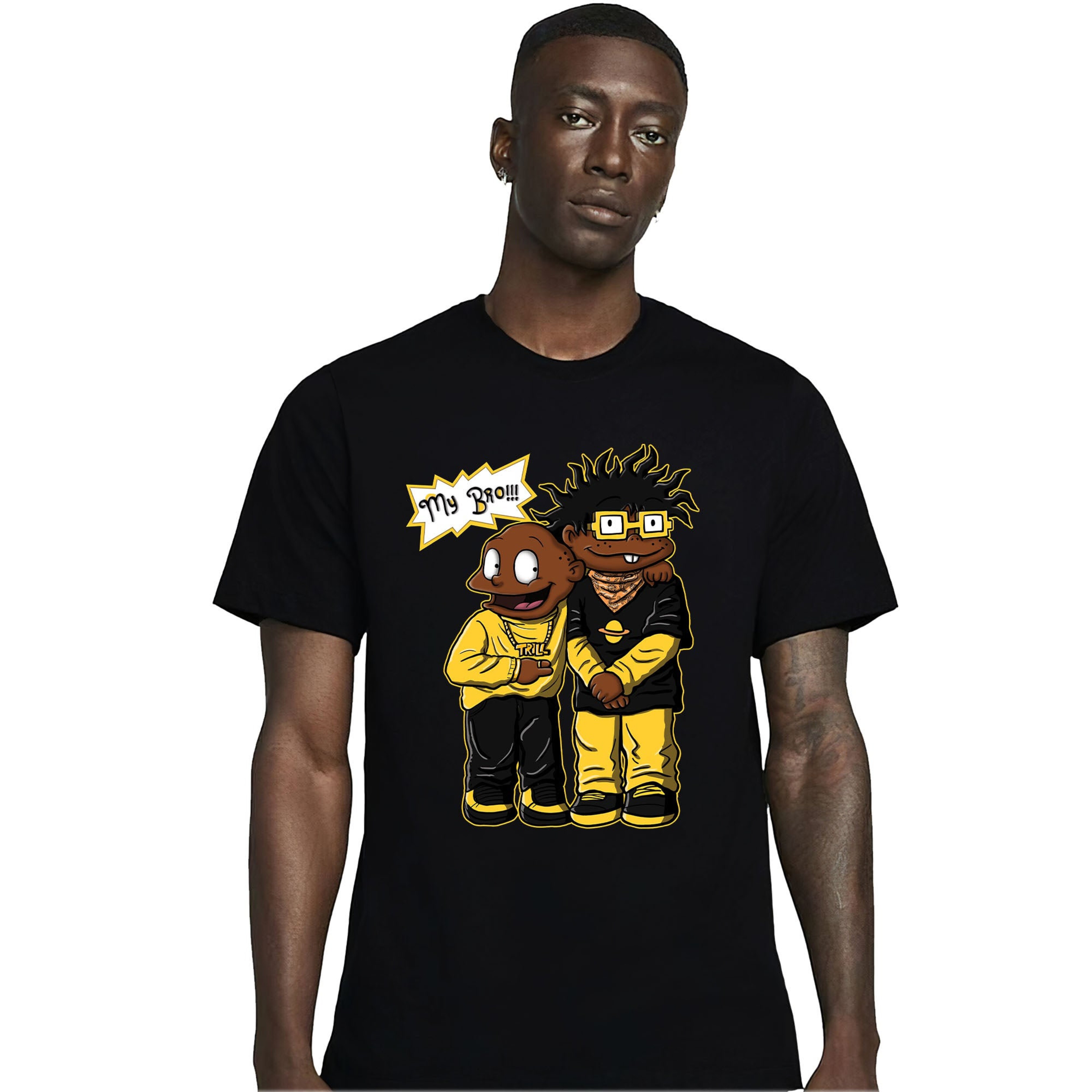 Jordan 12 Black Taxi Unisex Shirt Brother, Shirt To Match Sneaker