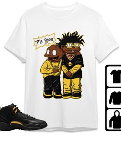 Jordan 12 Black Taxi Unisex Shirt Brother, Shirt To Match Sneaker