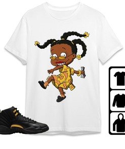 Jordan 12 Black Taxi Unisex Shirt Melanin, Shirt To Match Sneaker