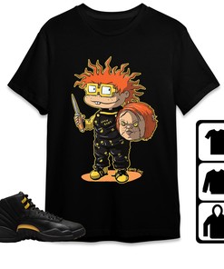 Jordan 12 Black Taxi Unisex Shirt, Shirt To Match Sneaker