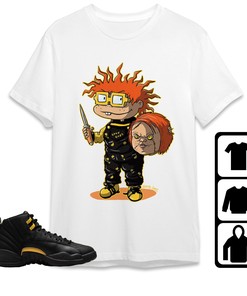Jordan 12 Black Taxi Unisex Shirt, Shirt To Match Sneaker