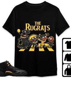 Jordan 12 Black Taxi Unisex Shirt The, Shirt To Match Sneaker