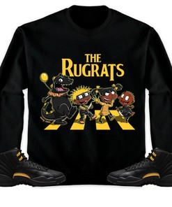 Jordan 12 Black Taxi Unisex Shirt The, Shirt To Match Sneaker