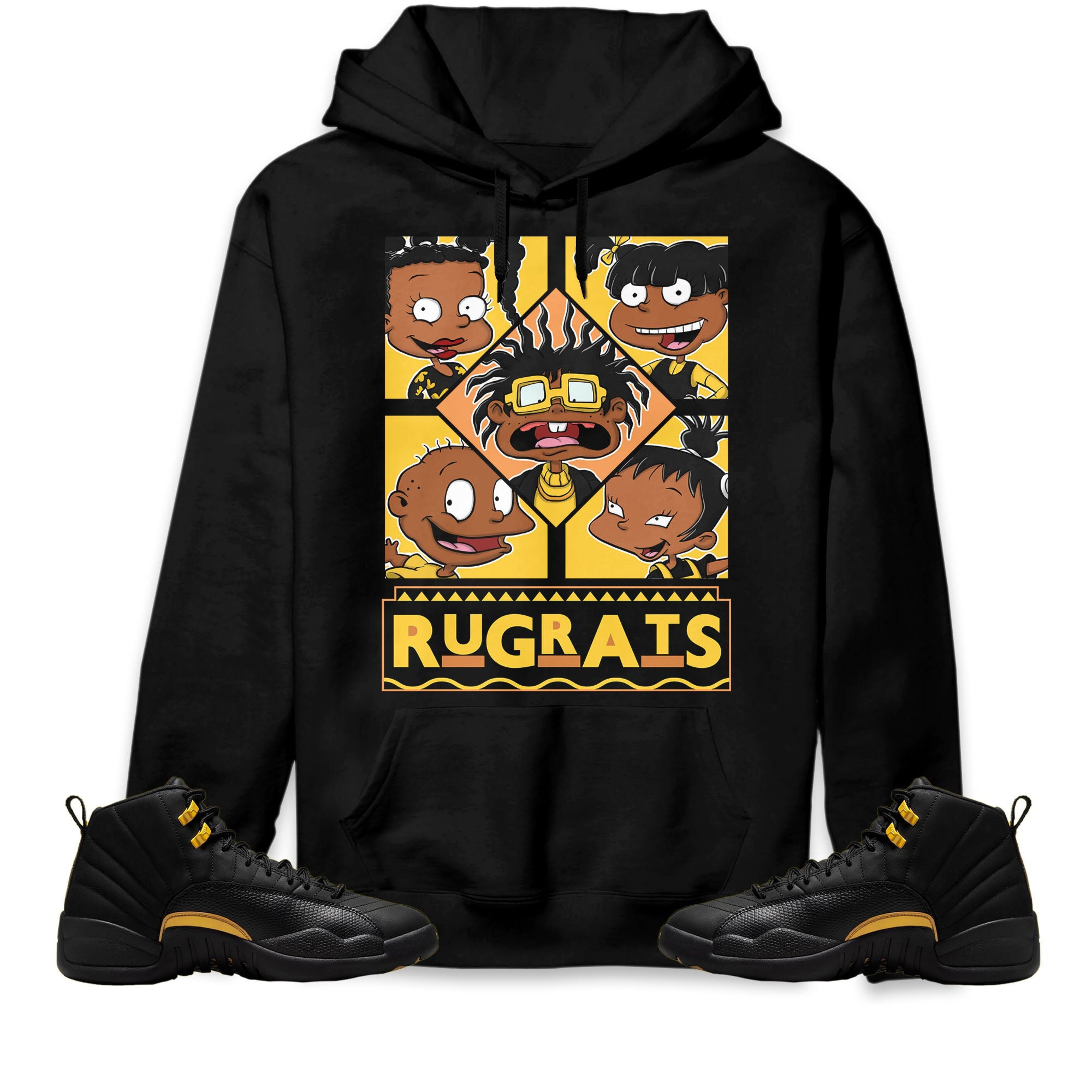 Jordan 12 Black Taxi Unisex Sweatshirt, Hoodie 90s TV Style, Shirt To Match Sneaker