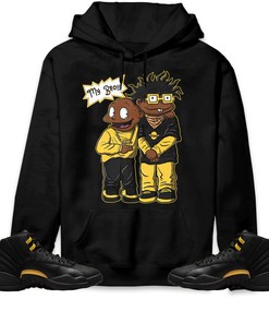 Jordan 12 Black Taxi Unisex Sweatshirt, Hoodie Brother, Shirt To Match Sneaker