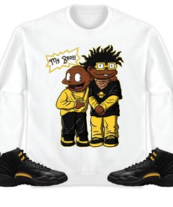 Jordan 12 Black Taxi Unisex Sweatshirt, Hoodie Brother, Shirt To Match Sneaker