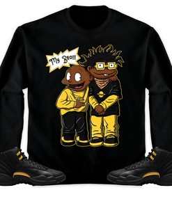 Jordan 12 Black Taxi Unisex Sweatshirt, Hoodie Brother, Shirt To Match Sneaker