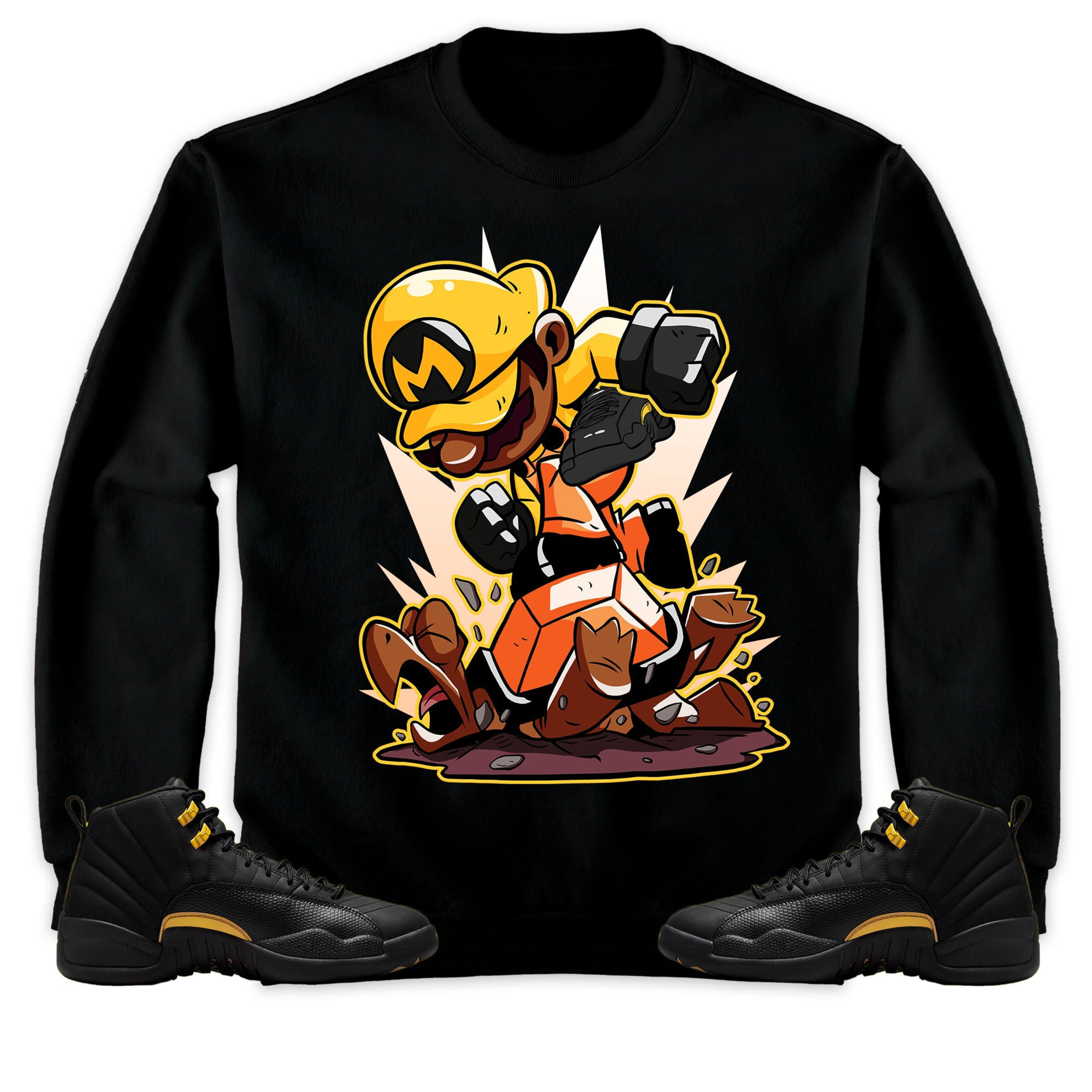 Jordan 12 Black Taxi Unisex Sweatshirt, Hoodie Super MRO Got Em, Shirt To Match Sneaker